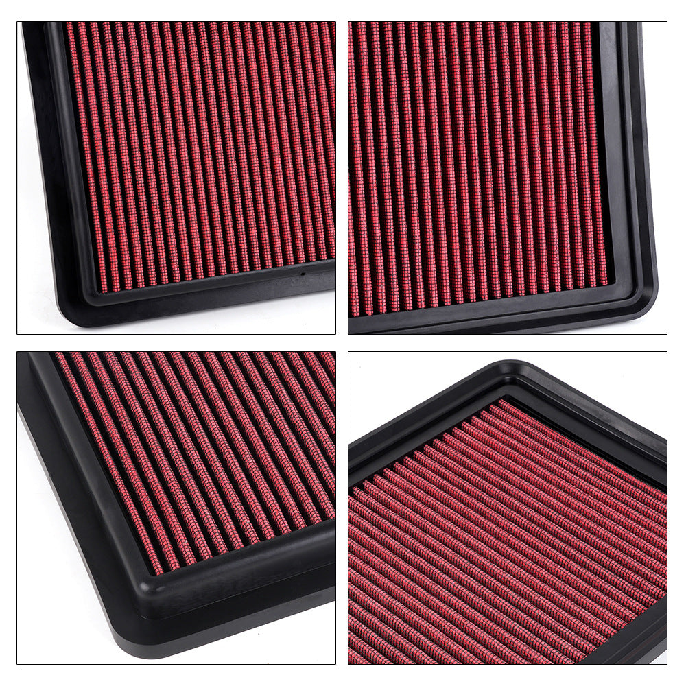 High-Flow Flat Air Filter — Universal Fit for VW, Toyota, BMW, Honda & More