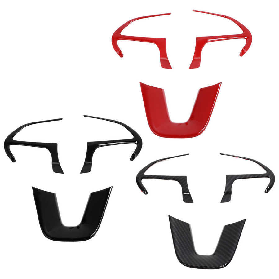 Steering Wheel Button Sticker — Challenger, Charger & Durango Trim