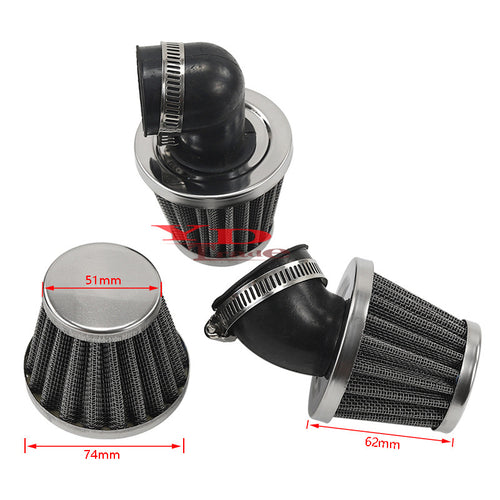 ATV & Motorcycle Mushroom Air Filter — Universal Fit 32–60mm