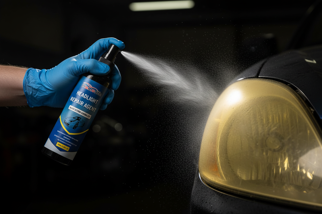 Headlight Spray – In Action